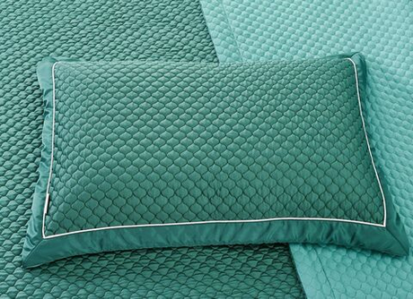 Покрывало 160х220 и наволочка 50х70 Sofi De MarkO Молли зеленое