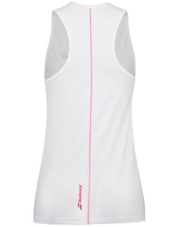Женский топ теннисный Babolat Strike Tank Top - белый