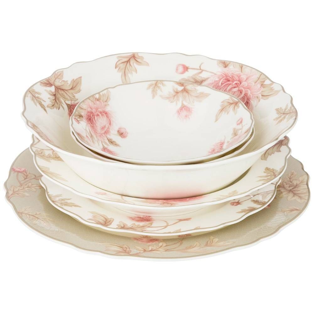 СТОЛОВЫЙ СЕРВИЗ LEFARD "АСТРА" НА 6 ПЕР. 21 ПР. (КОР=2НАБ.)