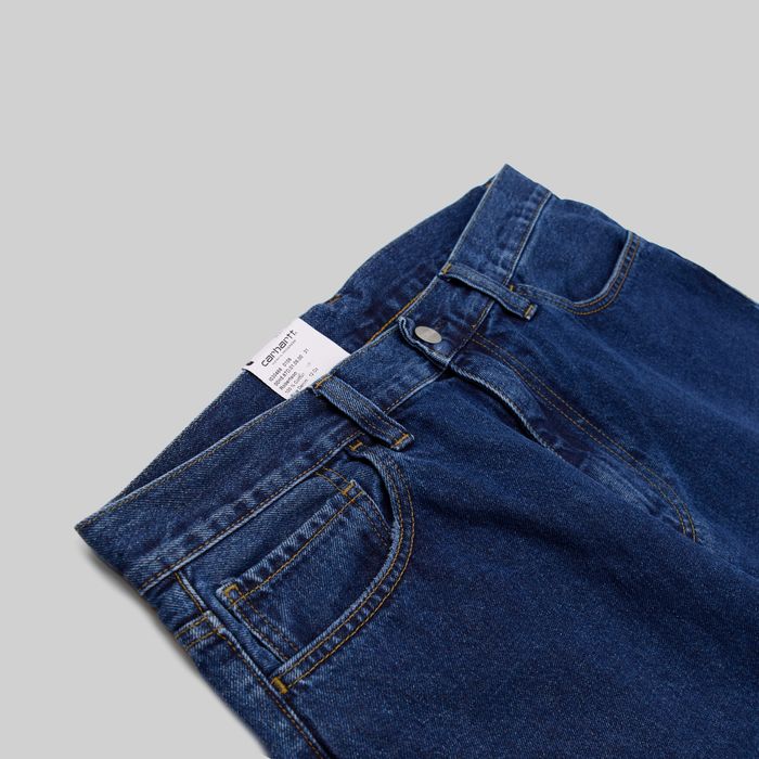 Джинсы мужские Carhartt WIP Landon Pant артикул:I030468_blue_stonewashed - купить в магазине Дайс