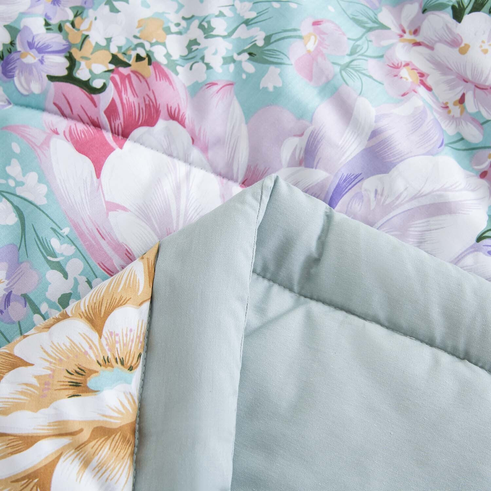 Комплект постельного белья Сатин с Одеялом 100% хлопок OB168