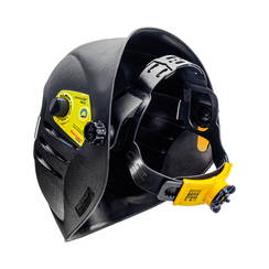 Щиток защитный лицевой сварщика РОСОМЗ НН12 CRYSTALINE ЯМАЛ FavoriT щиток сварщика (маска сварщика) с комплектом адаптеров для крепления на каску, арт. 51245-2