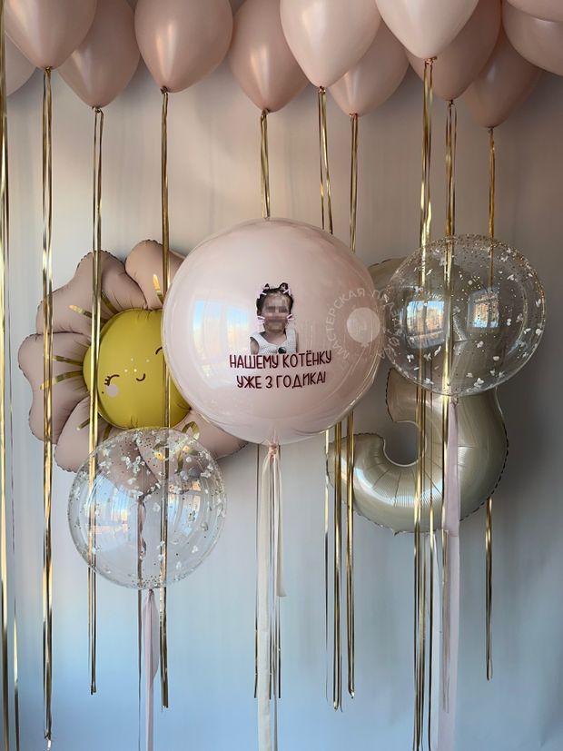 Воздушные шары для девочки №8658