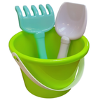 Набор для песочницы 3предм. ведерко 1л., совок, грабельки, сет. "AVGDейка"