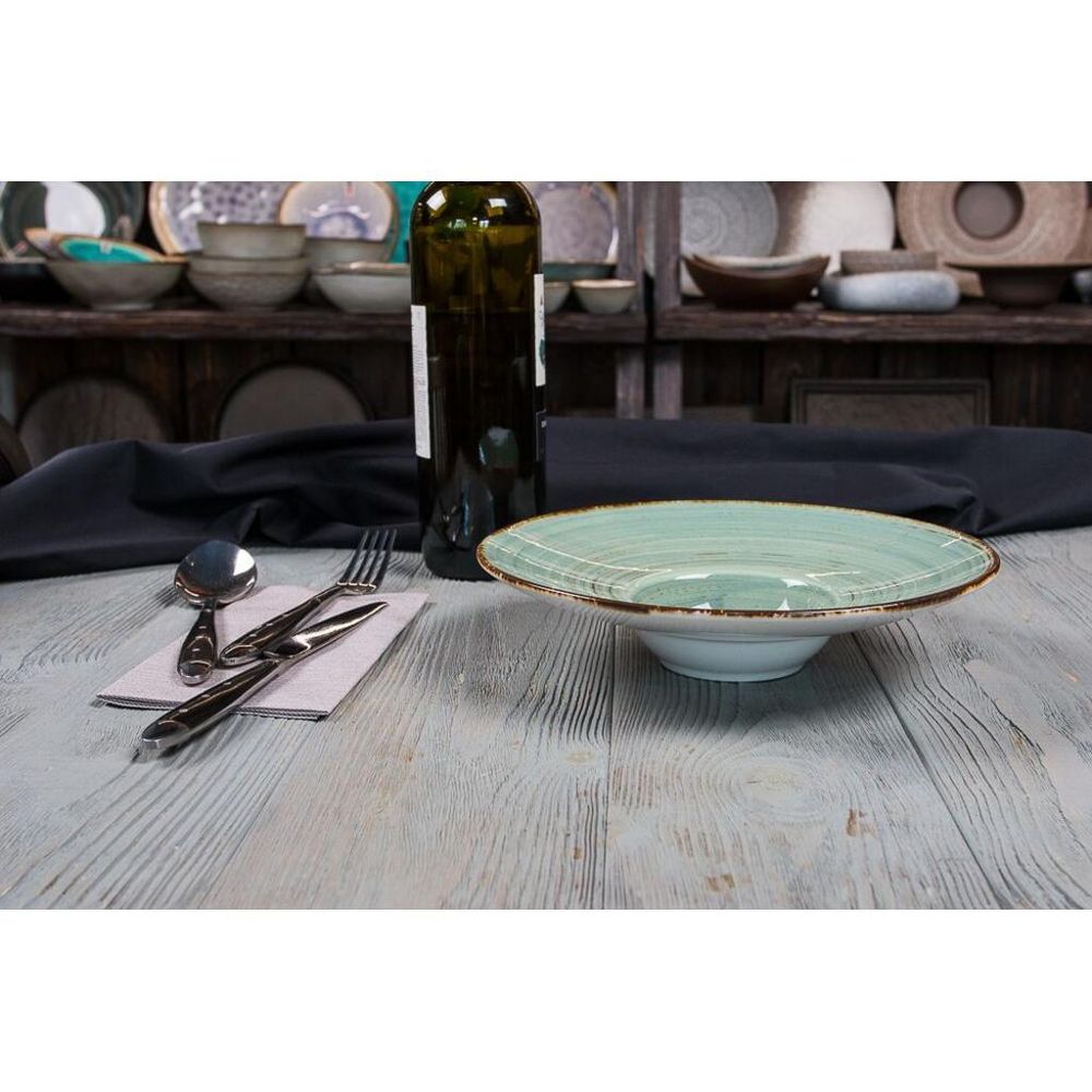 Тарелка глубокая 100 мл d 23 см h5см для пасты/супа/салата Blue Lake Fusion P.L. Proff Cuisine [4]