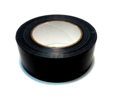 Скотч армированный "КРАФТ" водостойкий черного цвета 48мм, 40 метров, 80 мкм, лента клейкая