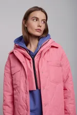 Куртка-рубашка Alexandra Talalay стёганая AW015 розовато-лиловая