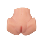 Мужской реалистичный мастурбатор с двумя рабочими отверстиями (Цвет: телесный)
