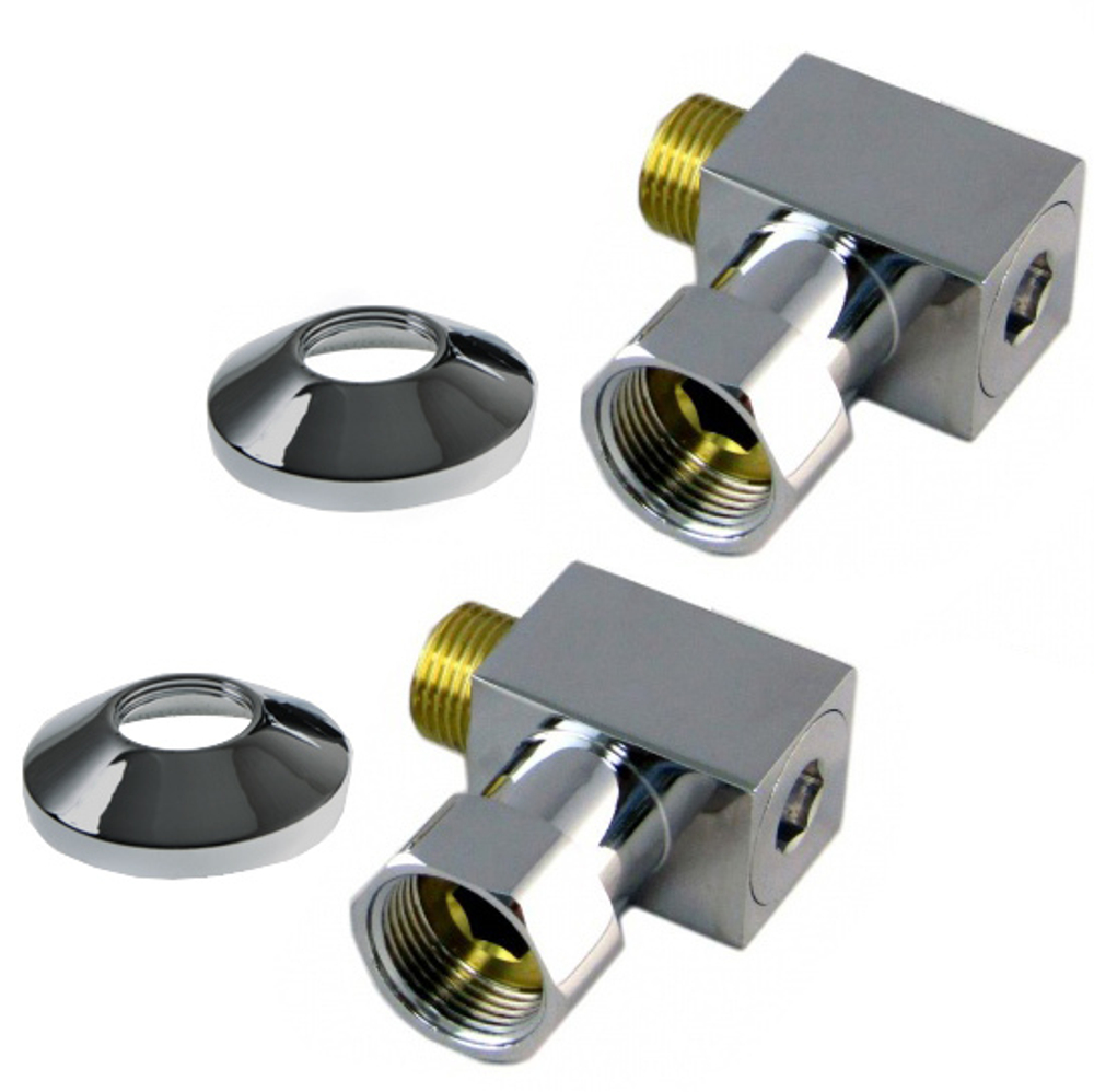 Американка для полотенцесушителя  угл 3/4" x 1/2"  г/ш  (квадрат) 758SCH040504