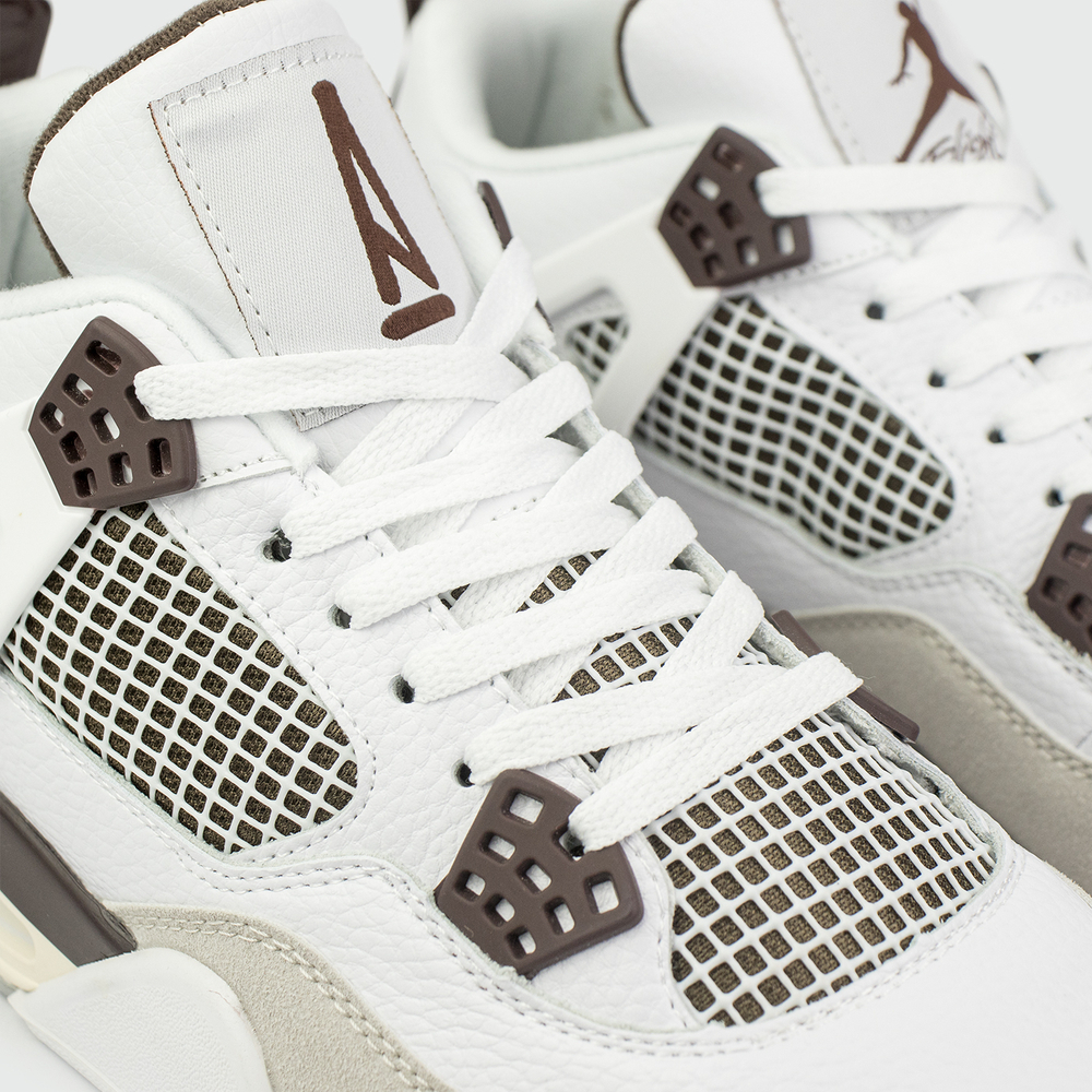 Кроссовки Nike Air Jordan 4 Wmns x A Ma Maniere Qual. White / Brown