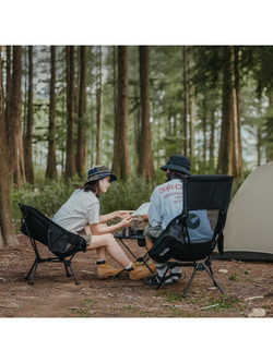 Кресло туристическое Naturehike Clamshell Sea Moon 002 складное, 75х60х91 см, до 120 кг, черное