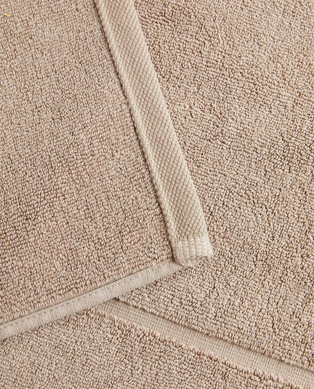 Zara Home - Нескользящий коврик для ванной из хлопка, бежевый, 55x80 см