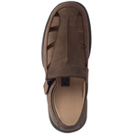 529367 сандалии мужские коричневые нубук