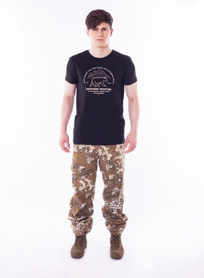 Футболка "NORTHERN FRONTIER" (чёрн)