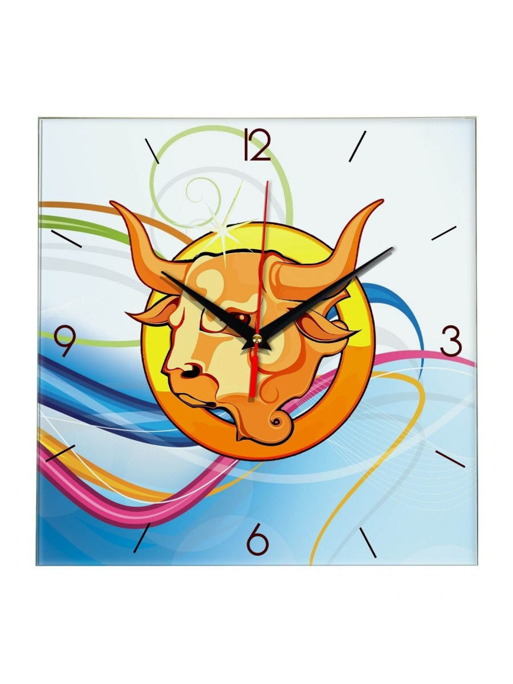 Часы настенные "Знаки зодиака" Телец