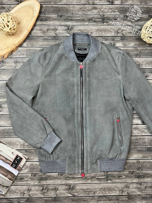 Кожаный бомбер Kiton