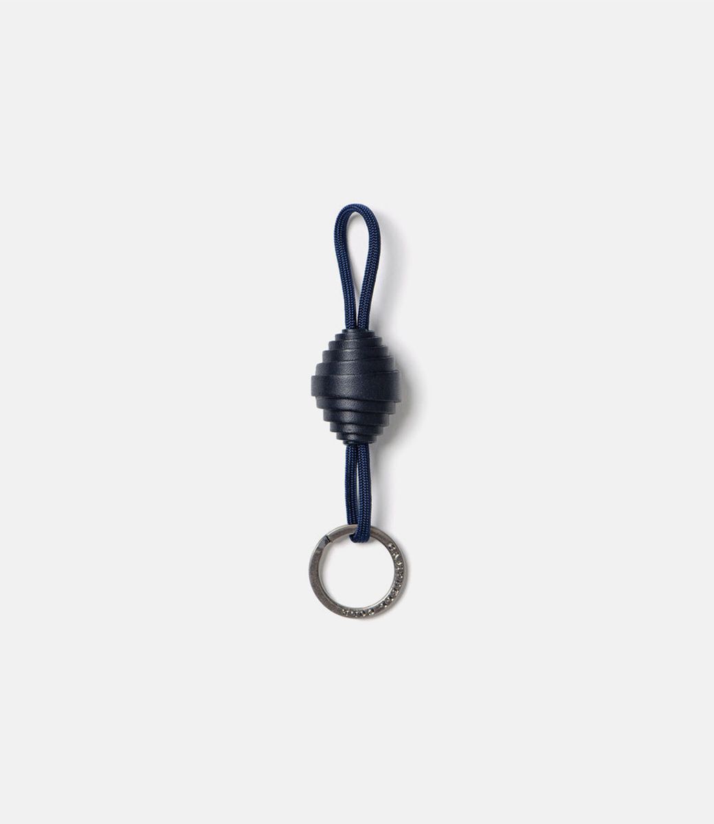 Campbell Cole Simple Key Toggle Navy — ключница из кожи