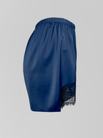 Шорты Talantova collection атласные с кружевными вставками спереди