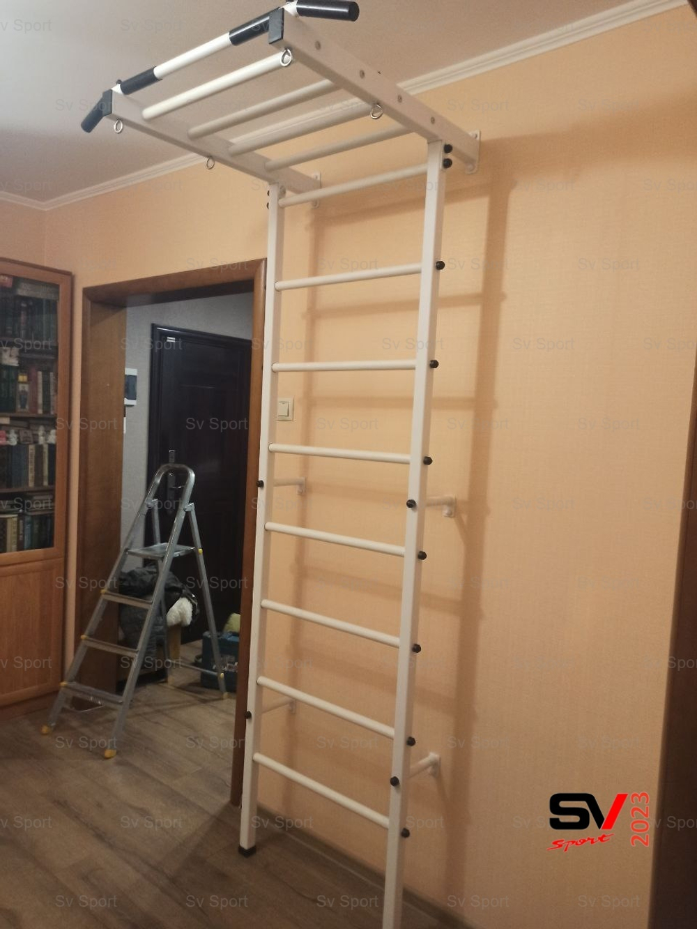 Монтаж шведской стенки Sv Sport в пеноблочные, газоблочные стены