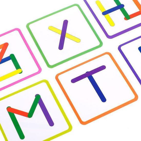 Игровой набор с палочками "Изучаем буквы"