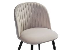 Стул на металлокаркасе Gabi 1 latte / black