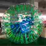 Светящийся зорб «Вселенная»,зеленый, ТПУ, диаметр 3 м