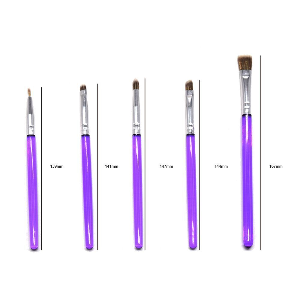 Набор кондитерских кисточек для декорирования и тонирования 5шт разных форм и размеров