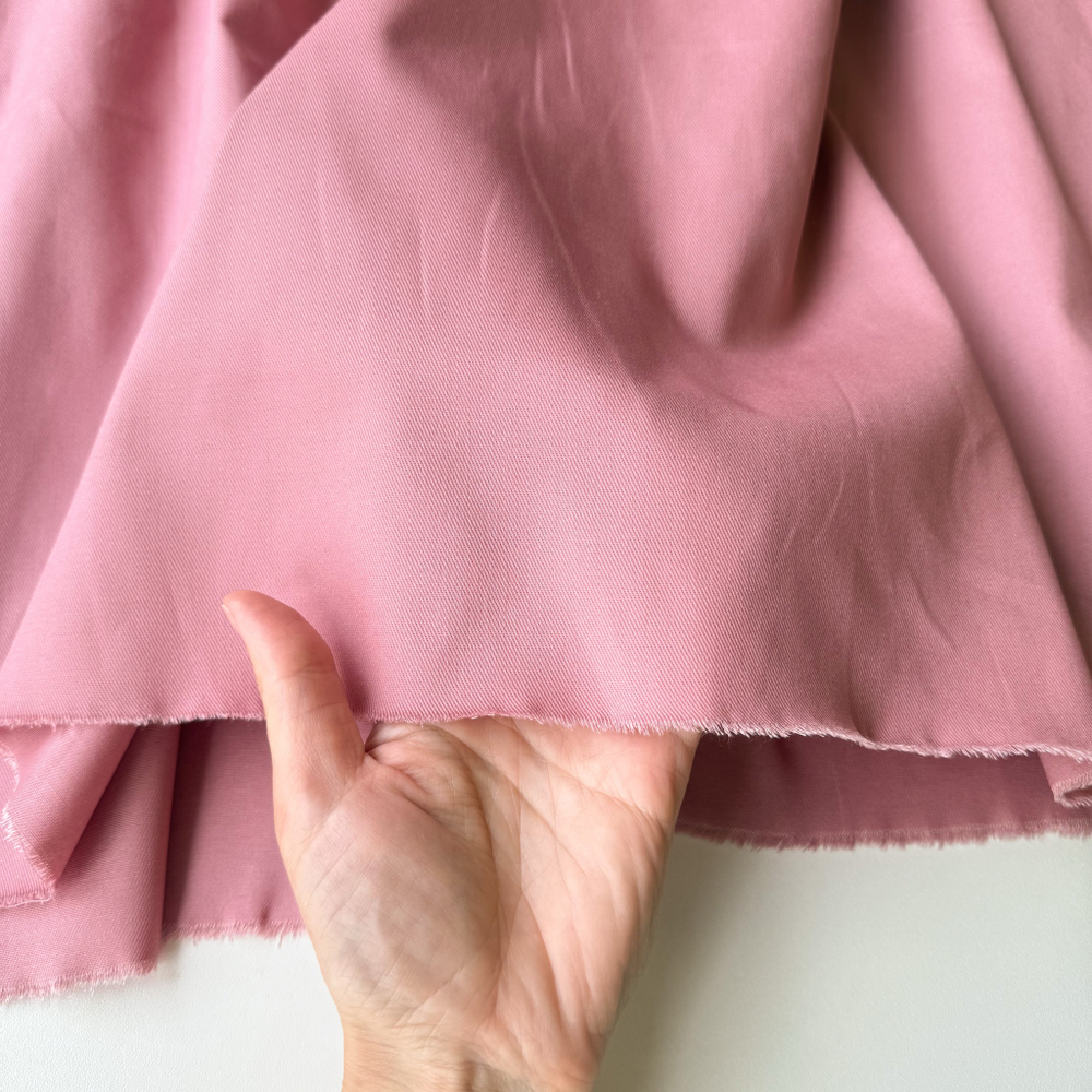 Джинса хлопковая (плотность 195 гр/м2) Розовая камея