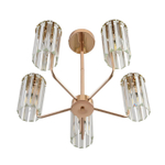 8347/5 CLASSI золото/прозрачный, металл/хрусталь Люстра подвесная E14 5*40W 220V FAVLA