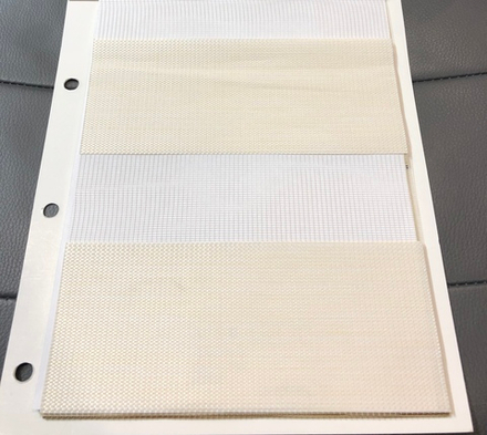 Рулонная штора День-Ночь Мини, ткань DN4112-02, цвет кремовый