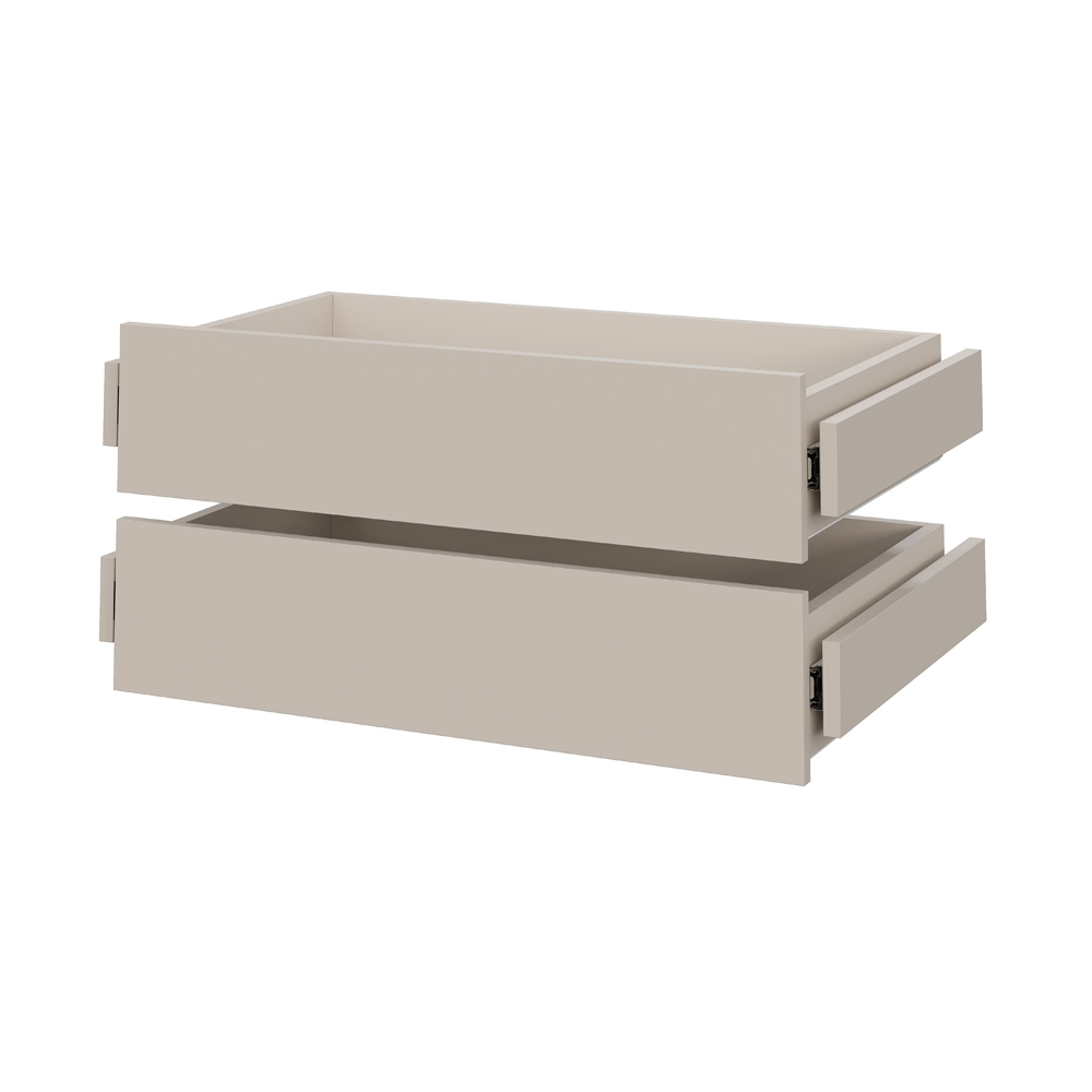 Шкаф распашной с наполнением (7 полок + 2 ящика + штанга) ШК 5 (1200), Меланж