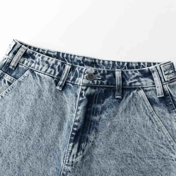 Шорты Джинсовые синие - фото 5