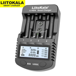 Аккумуляторная батарея LiitoKala Lii-ND4 NiMH/Cd 1,2 в AAA с ЖК-дисплеем и проверкой емкости аккумуляторов 9 В