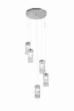 5076-5CR CHROME+CLEAR (1) Люстра NW #