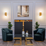 Стол журнальный Garda Decor Garda Decor Марбелла (Marbella) 100*100*44,5 см
