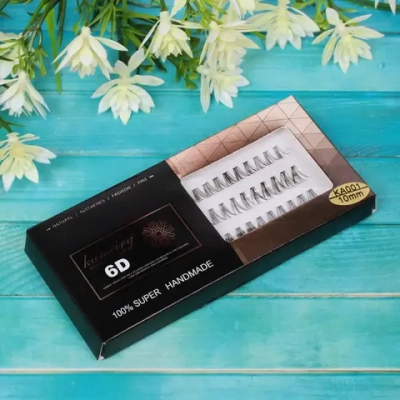 Ресницы - пучки накладные «Beautiful look - Beauty», 10мм, цвет черный