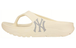 MLB Slipper Graffiti Slip Resistant Flip Flops Unisex Beige