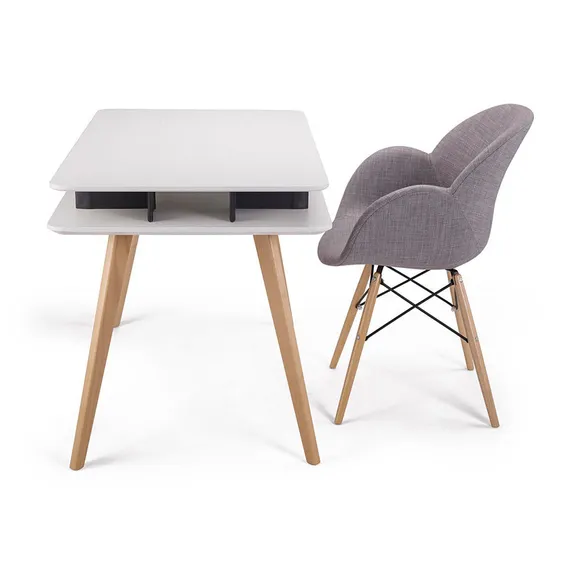 Письменный стол Norman 120x70 белый | Купить в Hallberg.ru