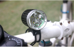 Фара (3x CREE XM-L T6 WHITE LED ) передняя с подзарядкой, max 6000 lumens , Аккумулятор: литий-полим