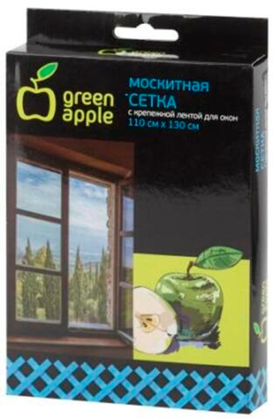 Сетка москитная для окон 110*130см GREEN APPLE GBN002