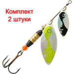 Блесна вертушка DOUBLE LONG 16,0g, № 1 + № 3, DUL-01