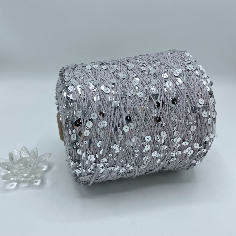 Пайетки FILATI ITALIANA 98% хлопок 2% пайетки