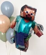 К Шар фигура "Пиксельный человек" (Веселая затея) 33"/84 см (БГ-40)