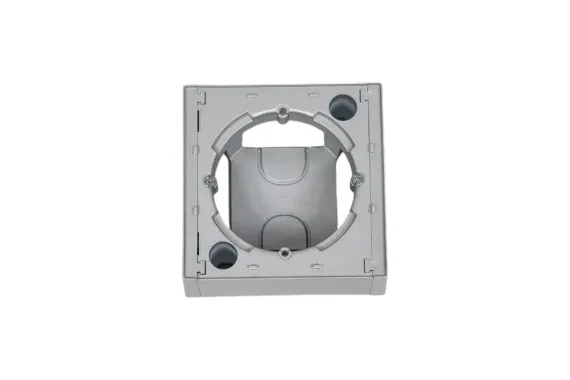 Коробка переходник Systeme Electric ATLASDESIGN 1 постовая алюминий 38185