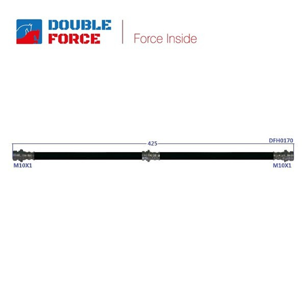 Шланг тормозной Double Force DFH0170
