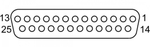 NEBV-C-S1WA25HS-K-2.5-N-LE25-S10 Соединительный кабель
