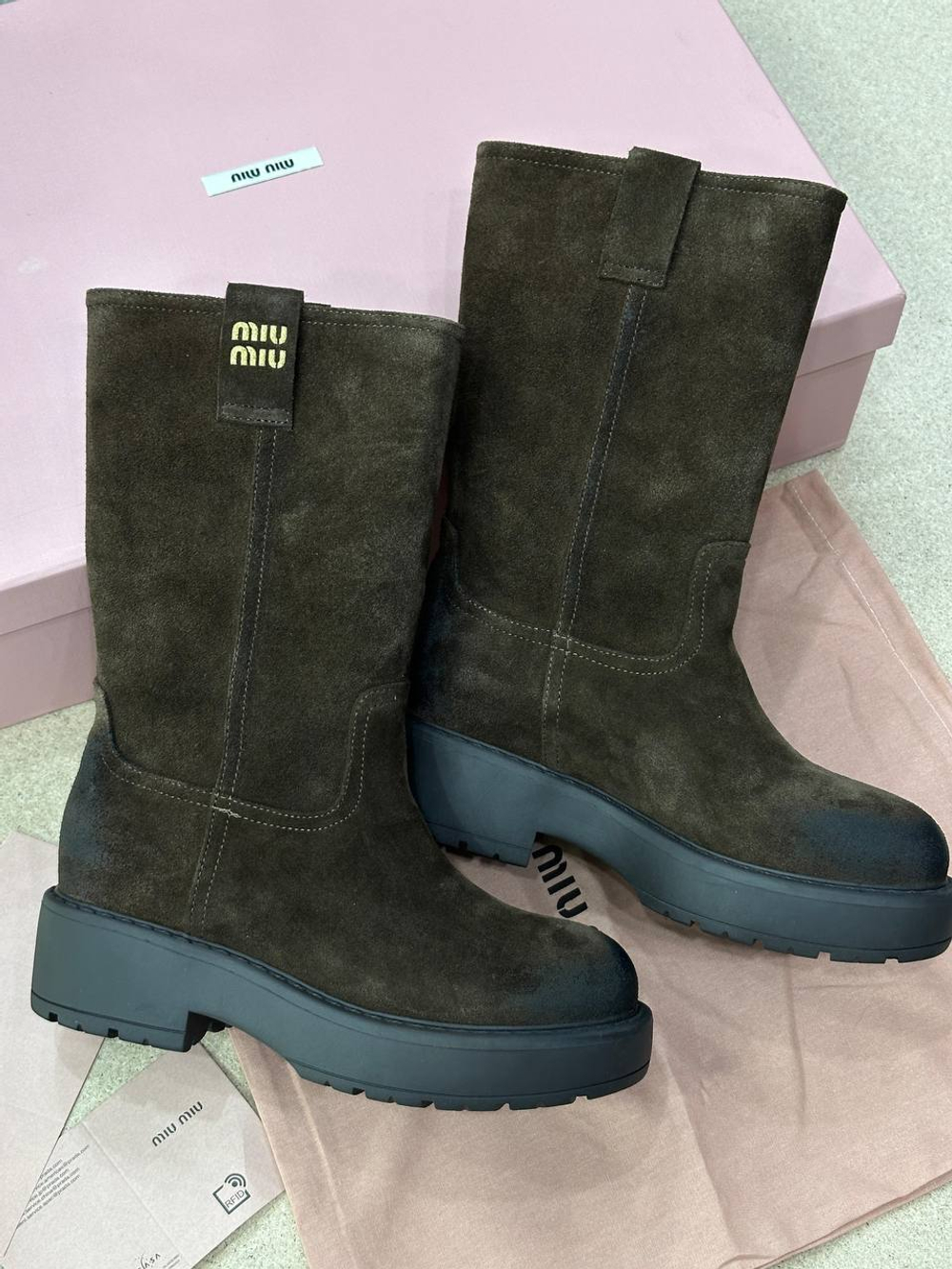 Сапоги MIU MIU