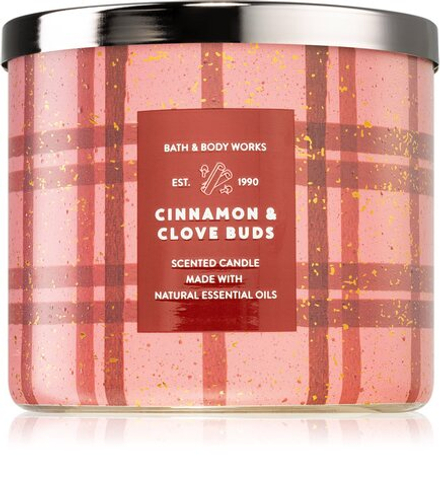 Bath & Body Works Cinnamon & Clove Buds - ароматическая свеча /   411  g  / GTIN 667555766630