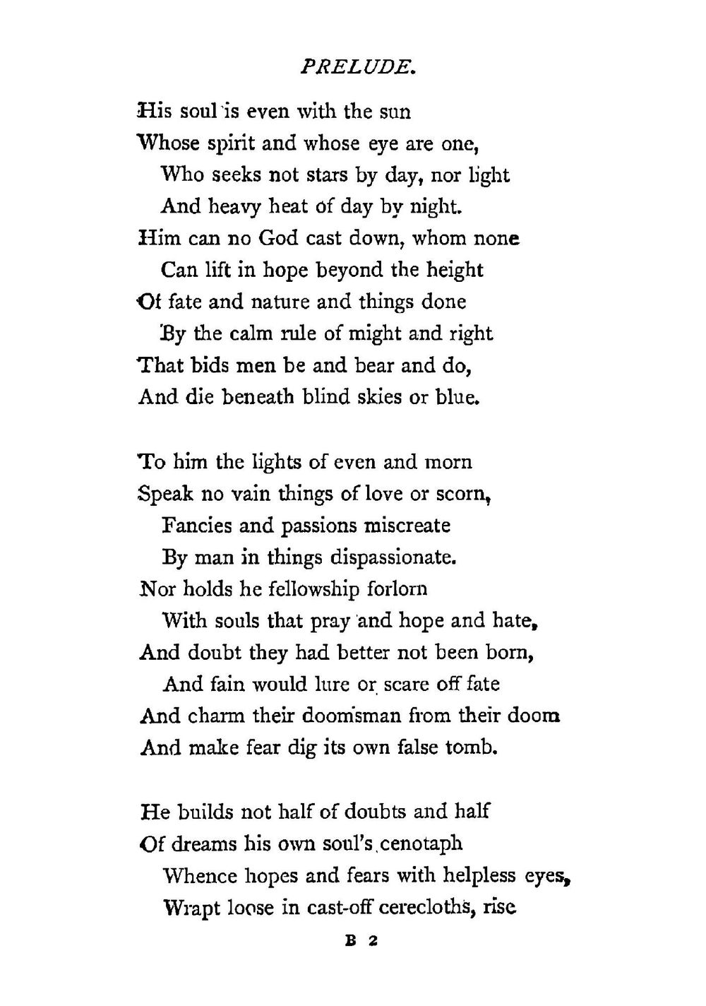 Songs Before Sunrise | A.C. Swinburne
