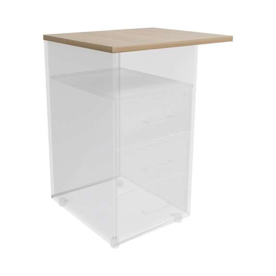 Континент-Про Топ на тумбу ТП50, КТП60-50 Ясень Шимо светлый 600х500х22